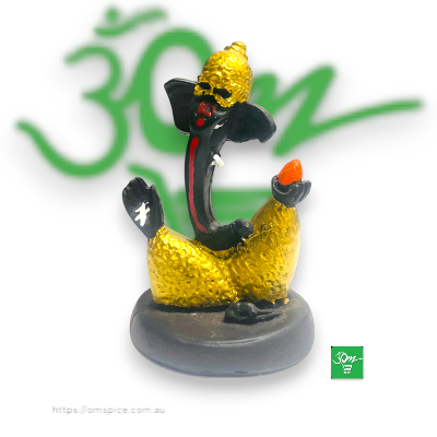 Lucky Ganesha Statue Car Dashboard Decor - Buy Online Australia | Om Spice & Grocery