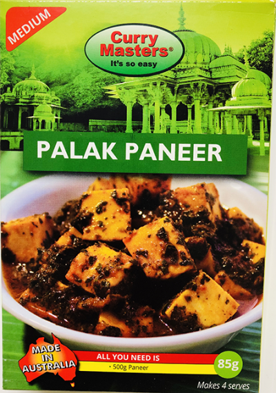 Curry Masters Palak Paneer - Buy Online Australia | Om Spice & Grocery