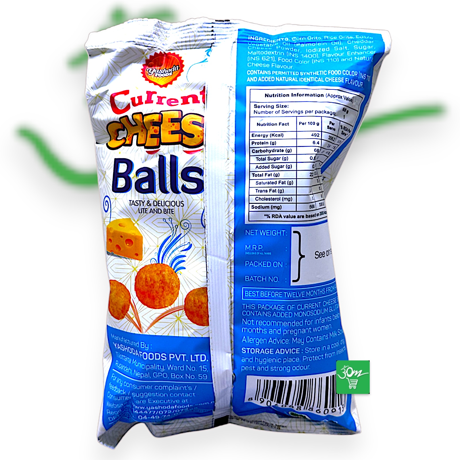 Current Cheese Balls – Crunchy, Cheesy Snack - Buy Online Australia | Om Spice & Grocery