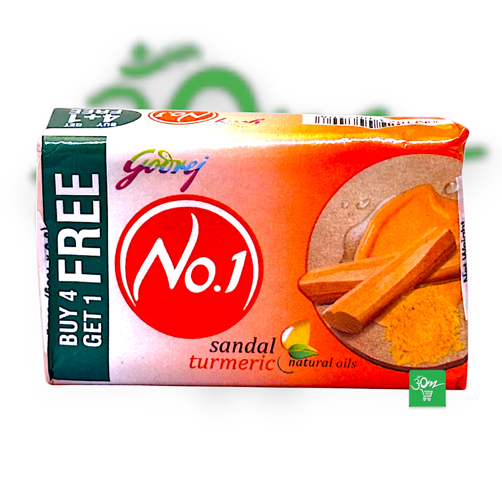 Godrej No.1 Sandal Turmeric Soap