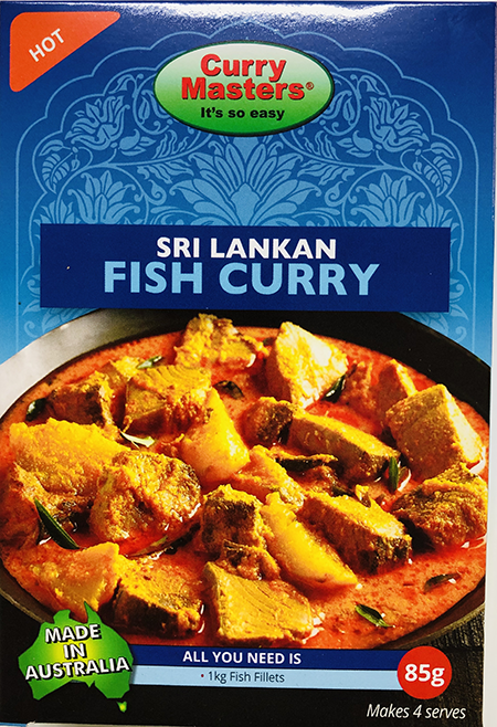 Curry Masters Sri Lankan Fish Curry - Buy Online Australia | Om Spice & Grocery