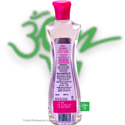 Dabur Gulabari Rose Water/Skin Toner 250ml - Buy Online Australia | Om Spice & Grocery
