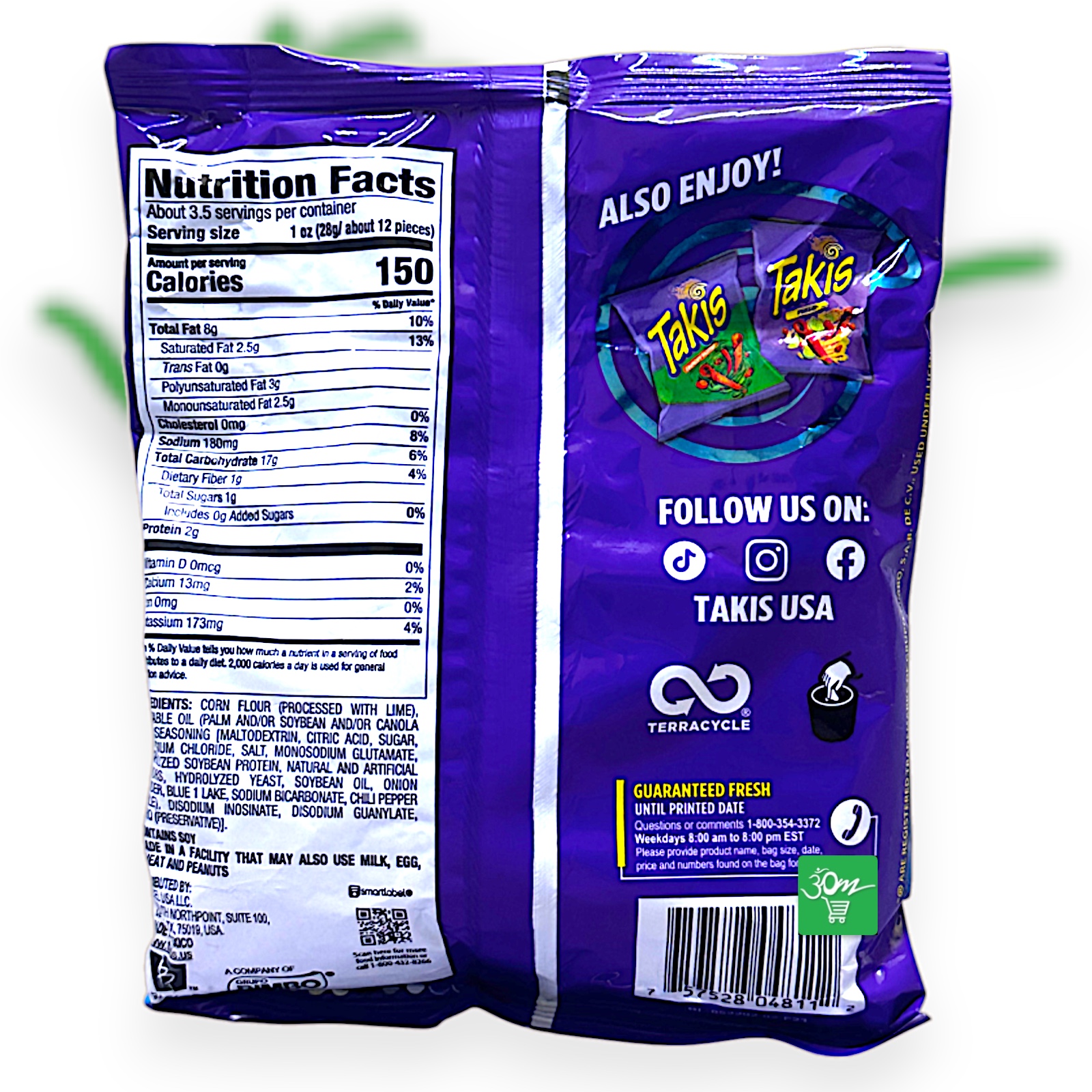 Takis Blue Heat – Hot Chili Pepper Spicy Rolled Tortilla Chips - Buy Online Australia | Om Spice & Grocery