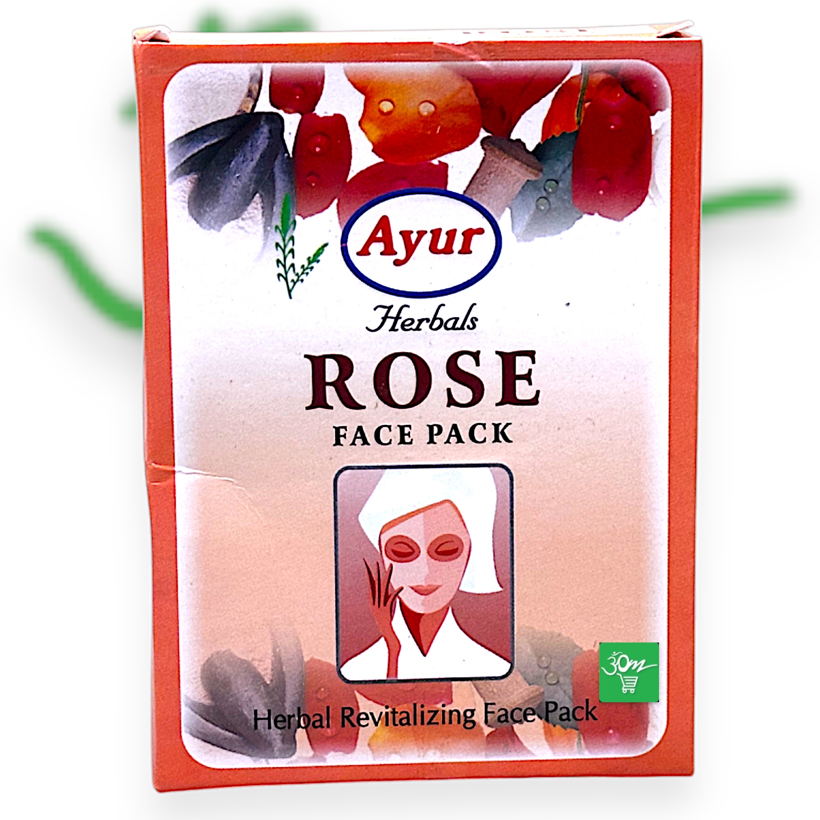 Ayur Herbal Rose Face Pack - Buy Online Australia | Om Spice & Grocery