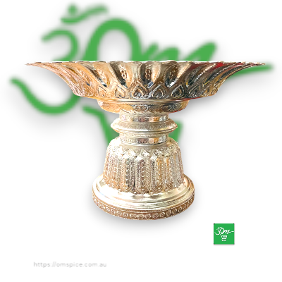 Tika Dani  Medium and Large SIlver Plated - Buy Online Australia | Om Spice & Grocery
