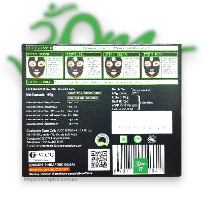 Bamboo Charcoal Facial Kit - Buy Online Australia | Om Spice & Grocery