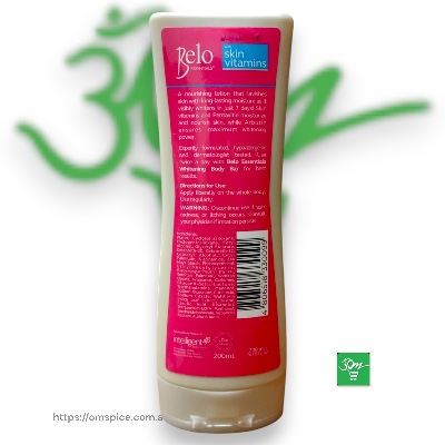 Belo Essential Whitening Lotion 200ml - Buy Online Australia | Om Spice & Grocery
