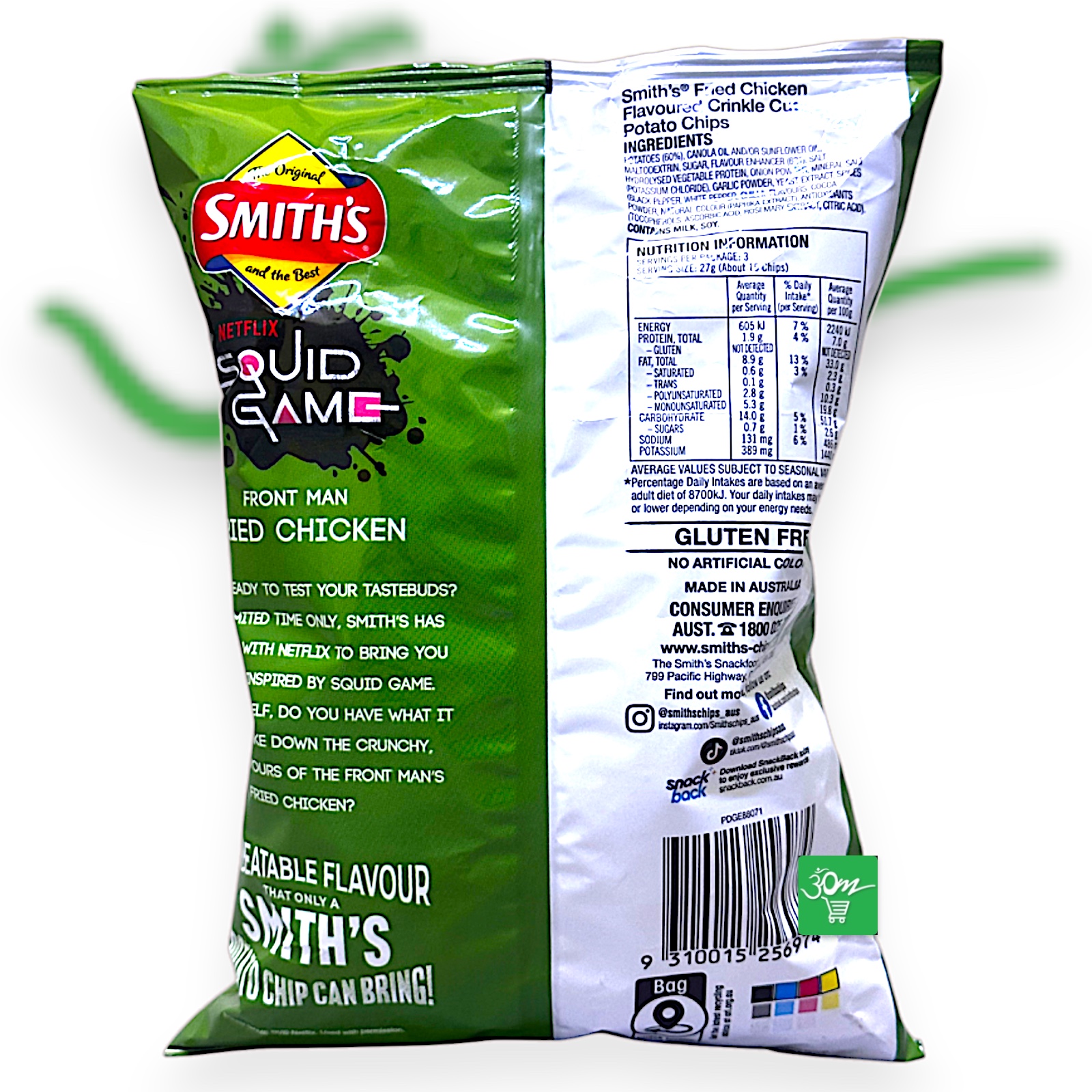 Smith’s Fried Chicken Potato Chips – Crinkle-Cut Snack - Buy Online Australia | Om Spice & Grocery
