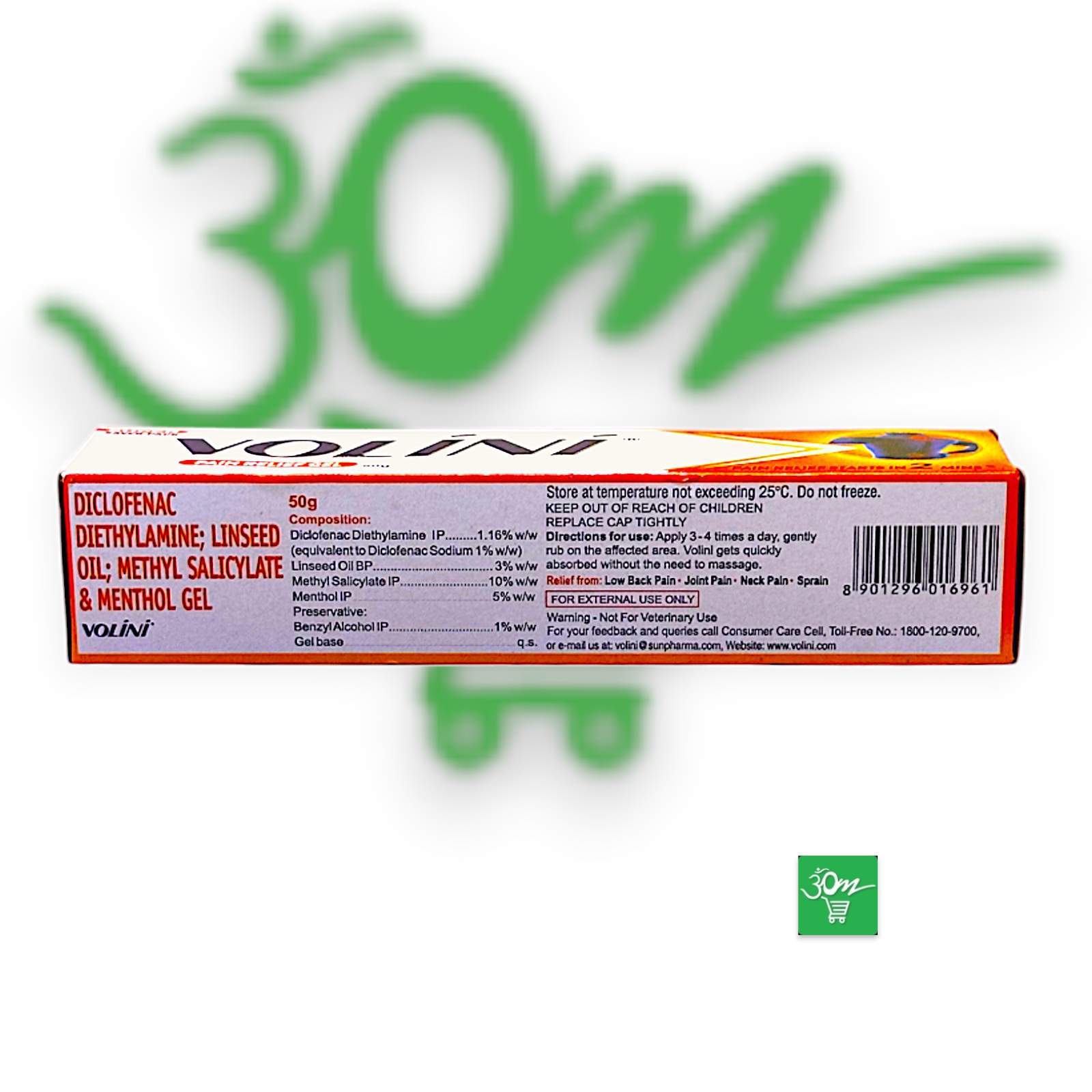 Volini Pain Relief Gel - Buy Online Australia | Om Spice & Grocery