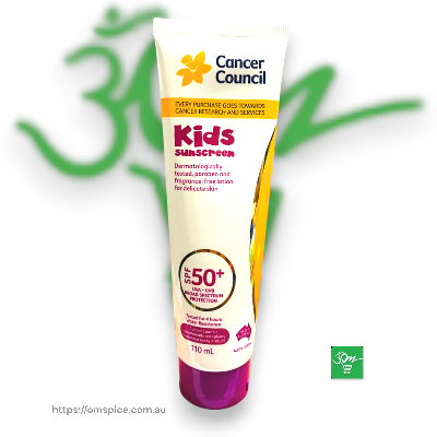Cancer Council Kids Sunscreen 110ml - Buy Online Australia | Om Spice & Grocery