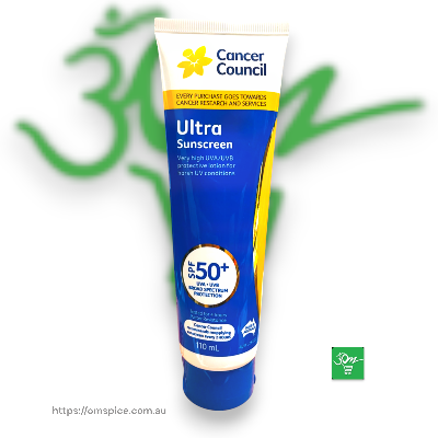 Cancer Council Ultra Sunscreen 110ml - Buy Online Australia | Om Spice & Grocery
