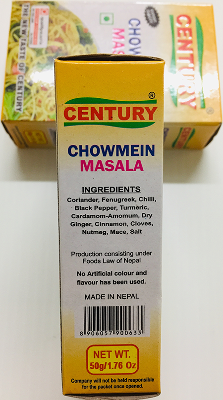 Century Chowmein Masala - Buy Online Australia | Om Spice & Grocery