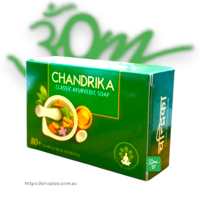 Chandrika Classic Ayurvedic Soap - Buy Online Australia | Om Spice & Grocery