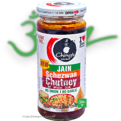 Chings Jain Schezwan Chutney - Buy Online Australia | Om Spice & Grocery