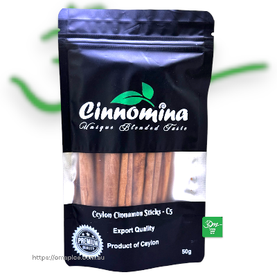 Cinnomina Ceylon Cinnamon Stick -C5 - Buy Online Australia | Om Spice & Grocery