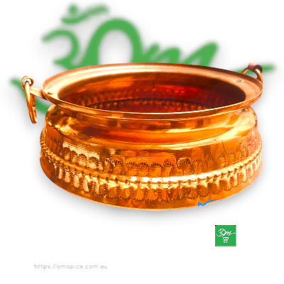 Copper Khadkulo 7/8/10 inch - Buy Online Australia | Om Spice & Grocery