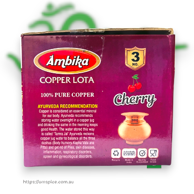 Copper Loti 3 No 100% pure - Buy Online Australia | Om Spice & Grocery