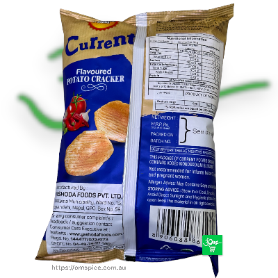 Current Potato Cracker 50gm - Buy Online Australia | Om Spice & Grocery