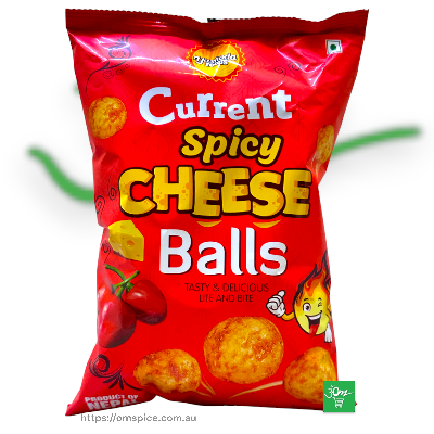 Current Spicy Cheese Balls - Buy Online Australia | Om Spice & Grocery