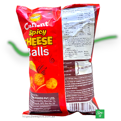 Current Spicy Cheese Balls - Buy Online Australia | Om Spice & Grocery