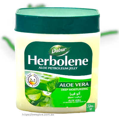 Dabur Herbolene Aloe Vera Deep Moisturizer 225ml - Buy Online Australia | Om Spice & Grocery