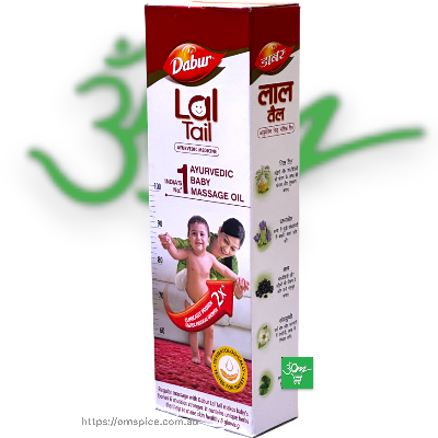 Dabur Lal Tail Ayurvedic Baby Massage Oil - Buy Online Australia | Om Spice & Grocery