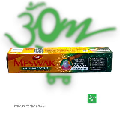 Dabur Pure Meswak Toothpaste Tooth and Gum Care - Buy Online Australia | Om Spice & Grocery