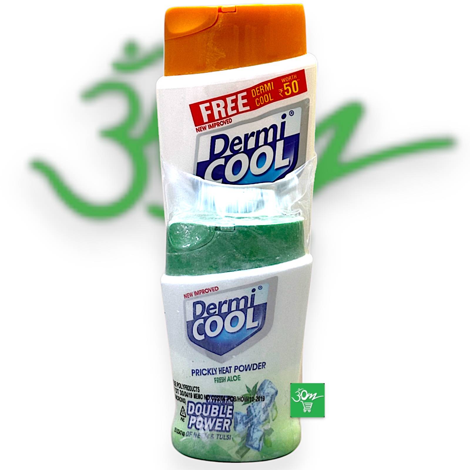 Dermi Cool Prickly Heat Powder Radiant Sandal - Buy Online Australia | Om Spice & Grocery