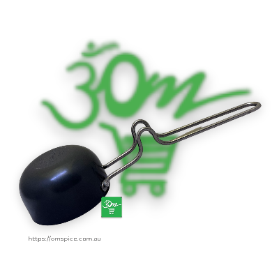 Diamond Tadka Pan Hard Anodized Black 11cm Daimeter - Buy Online Australia | Om Spice & Grocery