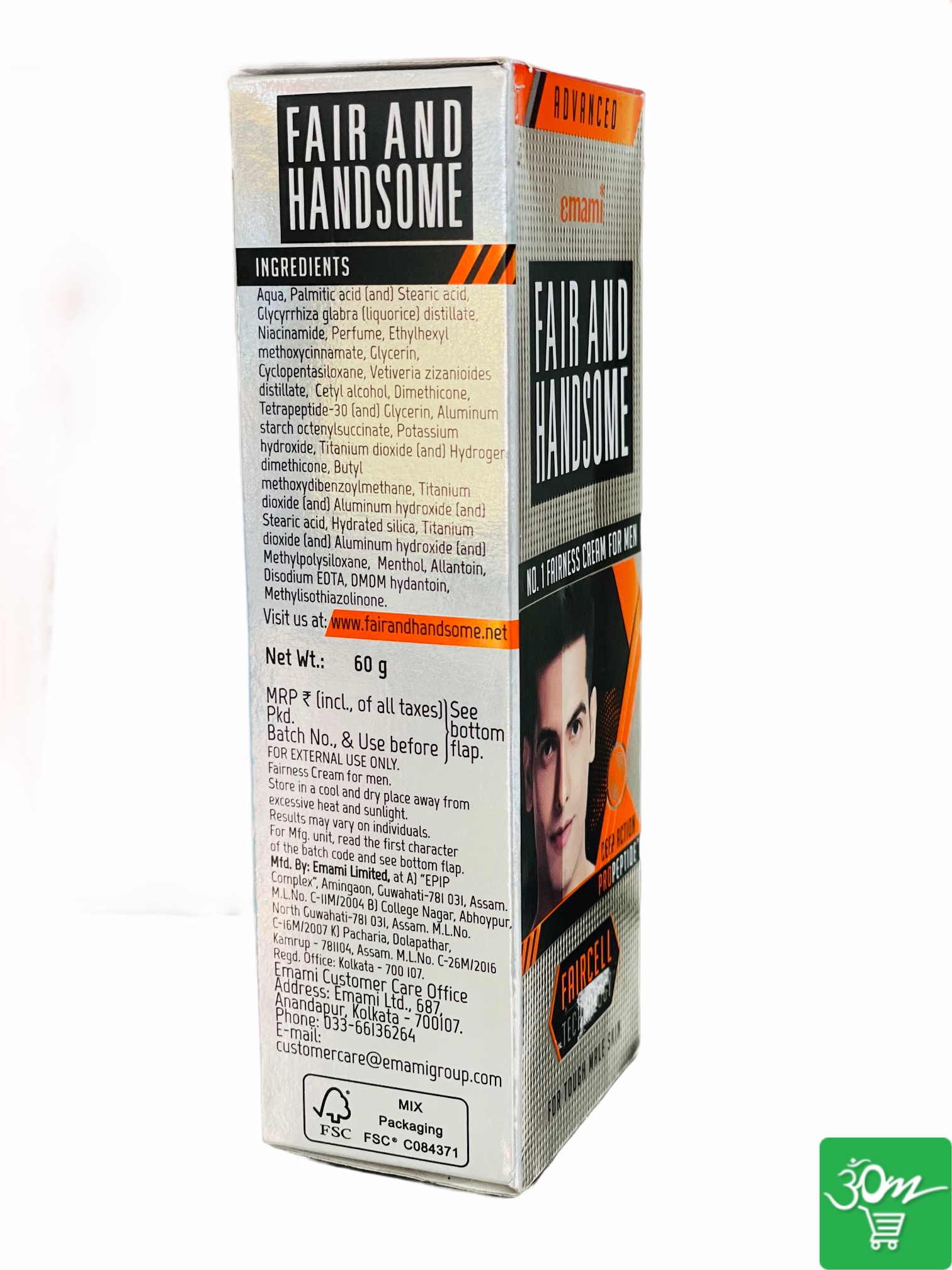 Fair & Lovely Men - Buy Online Australia | Om Spice & Grocery
