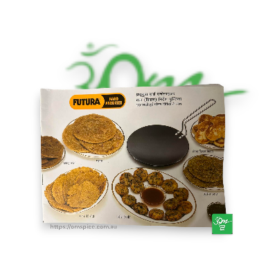 Futura Roti Tava Hard Anodised Gas Induction Black 24cm Diameter - Buy Online Australia | Om Spice & Grocery