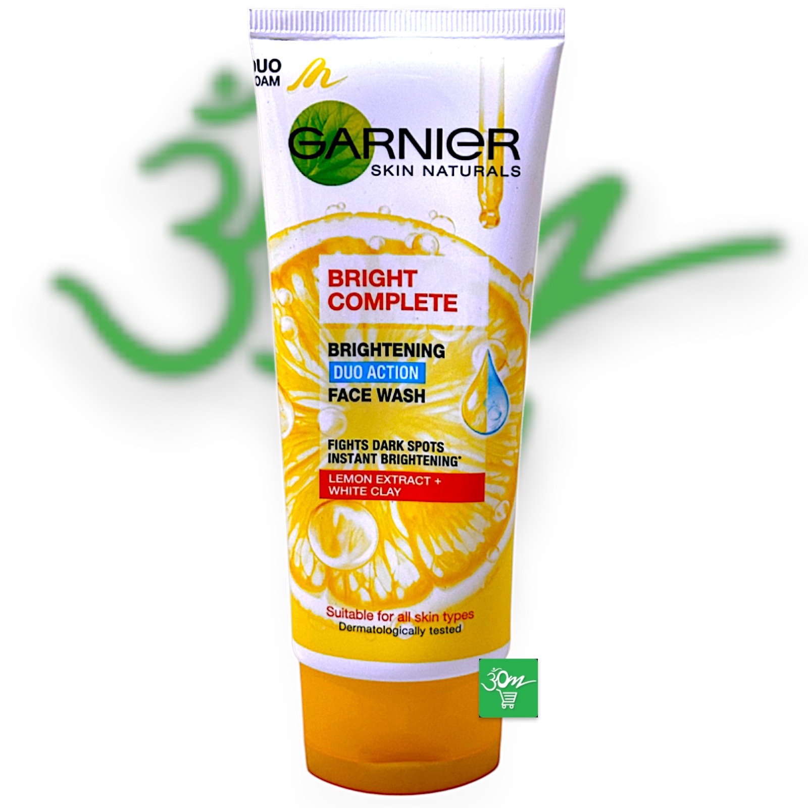 Garnier Bright Brightening Duo Action Facewash - Buy Online Australia | Om Spice & Grocery