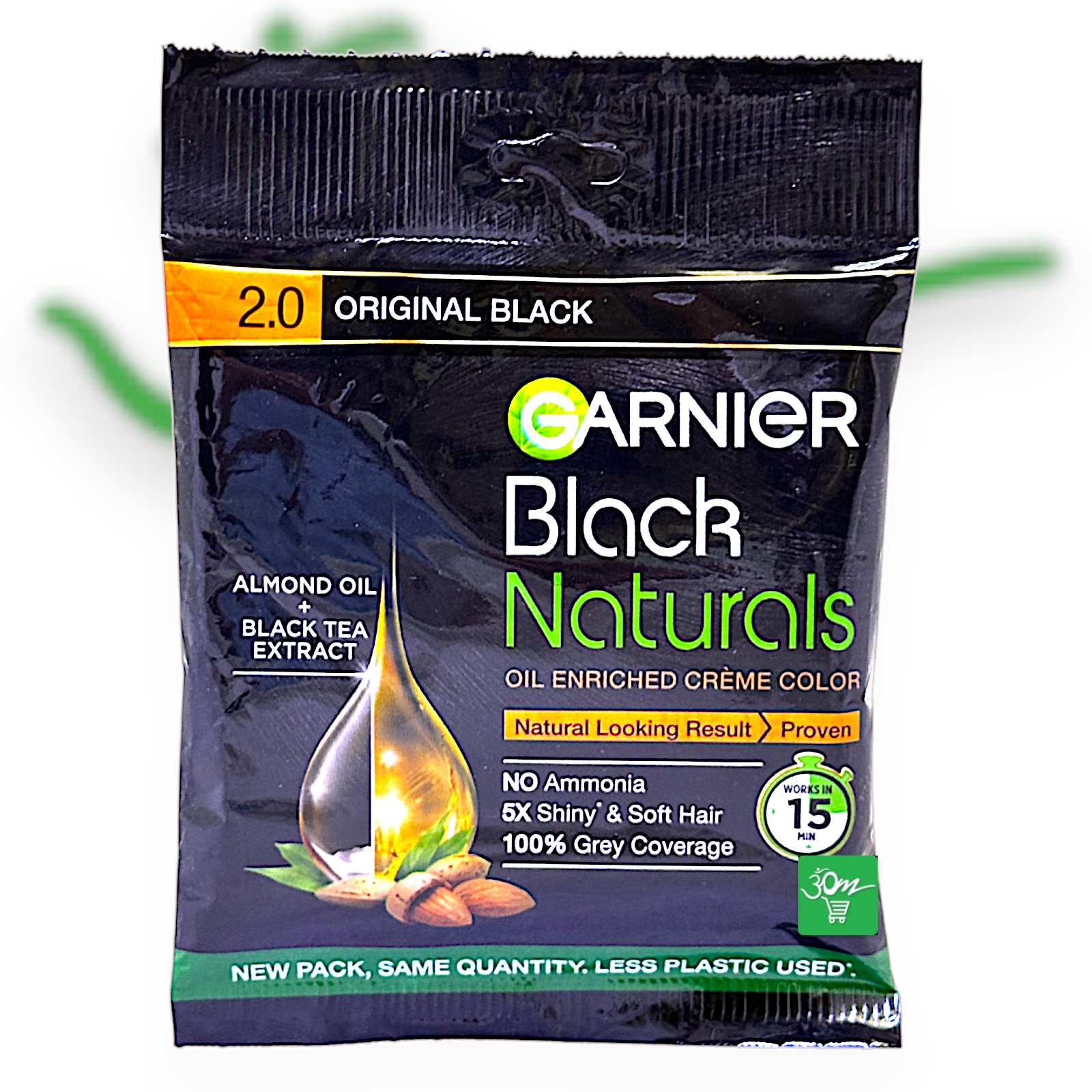 Garnier Natural Creme Color 2.0 Original Black - Buy Online Australia | Om Spice & Grocery