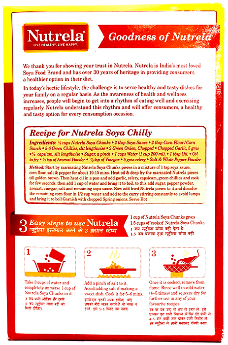Soya Chunks (Nutrela) - Buy Online Australia | Om Spice & Grocery