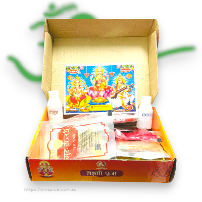 Guru Manjari Laxmi Pooja and Bhai Tika Samagri - Buy Online Australia | Om Spice & Grocery