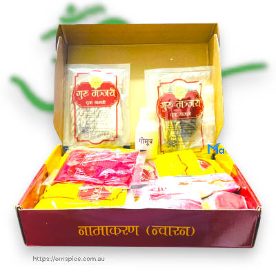 Guru Manjari Namakaran Puja Set - Buy Online Australia | Om Spice & Grocery