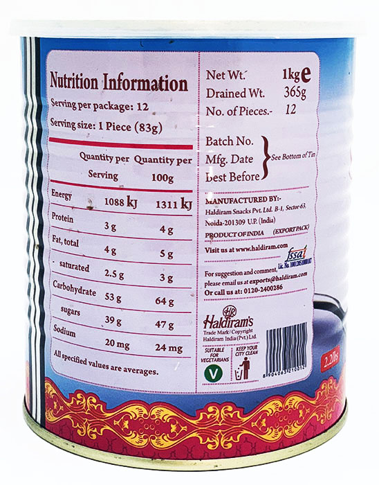 Haldiram's Gulab Jamun - Buy Online Australia | Om Spice & Grocery