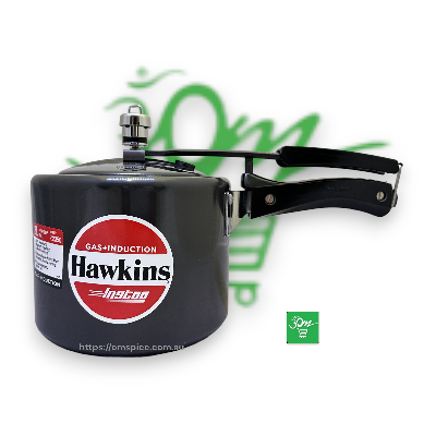 Hawkins Instaa Black Tall 3L Induction Pressure Cooker - Buy Online Australia | Om Spice & Grocery