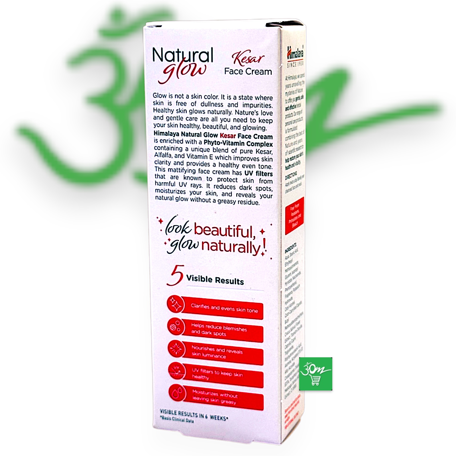 Himalaya Natural Glow Kesar Face Cream - Buy Online Australia | Om Spice & Grocery