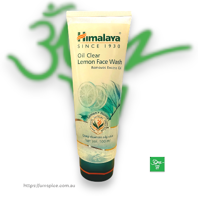 Himalaya Oil Clear Lemon Face Wash 100ml - Buy Online Australia | Om Spice & Grocery