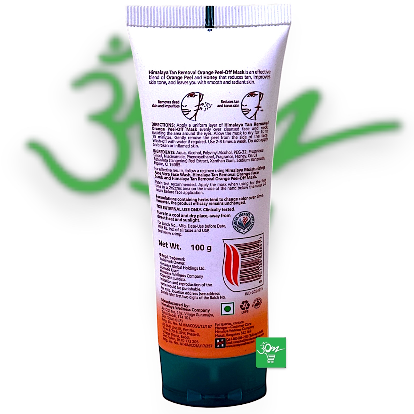Himalaya Tan Removal Orange Peel Off Mask - Buy Online Australia | Om Spice & Grocery