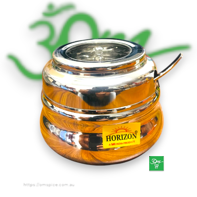 Horizon Dwarika Ghee Pot 2 No. - Buy Online Australia | Om Spice & Grocery