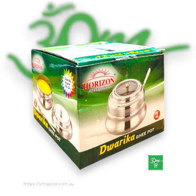 Horizon Dwarika Ghee Pot 2 No. - Buy Online Australia | Om Spice & Grocery