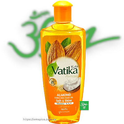 Vatika Natural Almond Soft and Shine Hair Oil 200ml