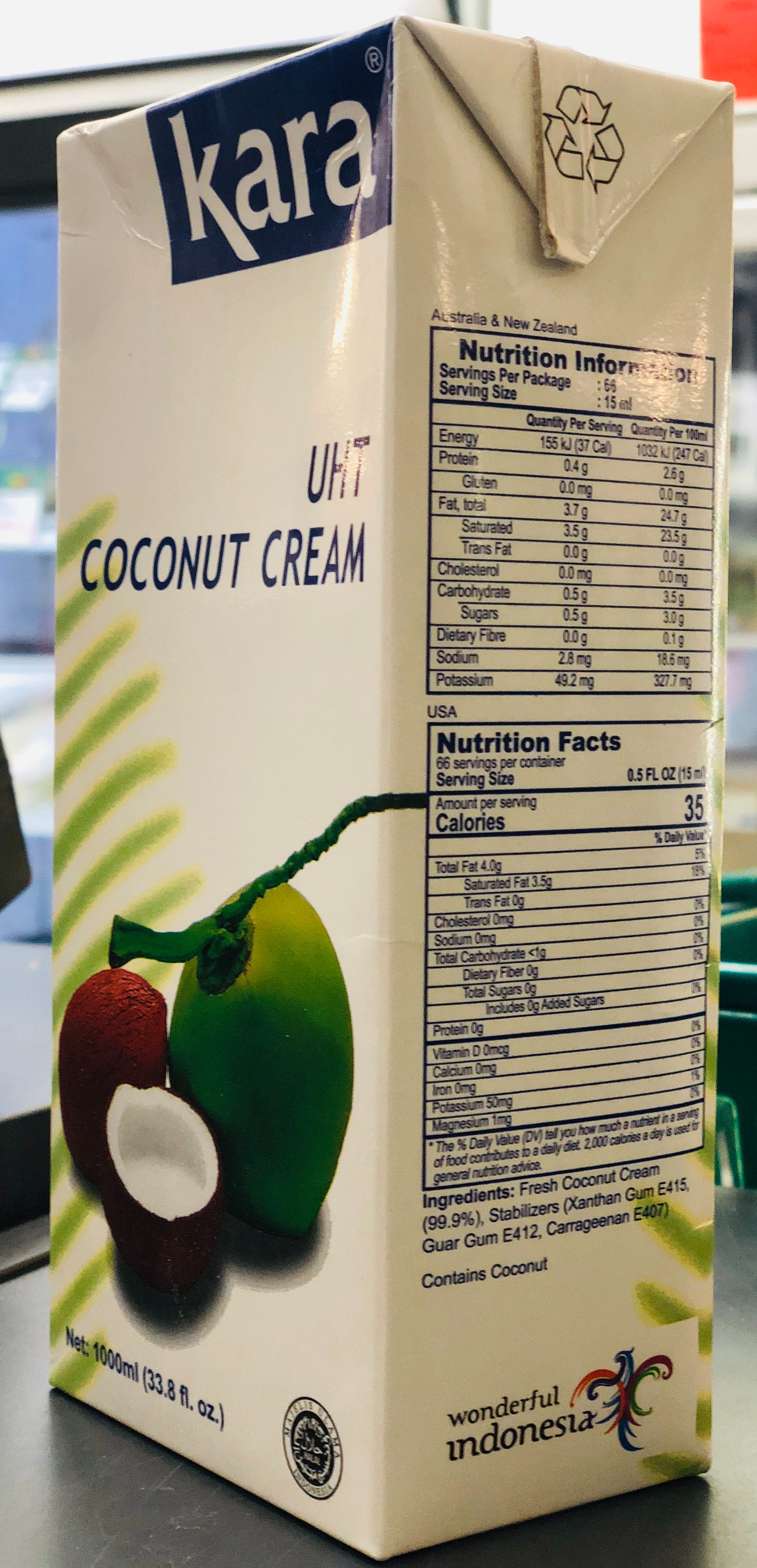 Kara Coconut Cream - Buy Online Australia | Om Spice & Grocery