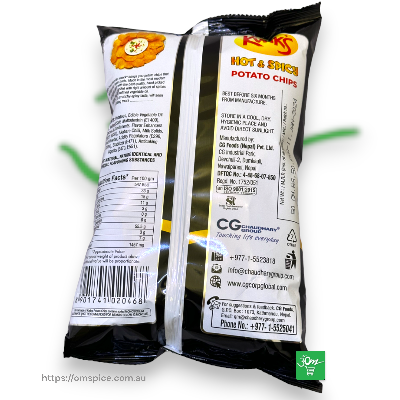 Kwiks Hot and Spicy Potato Chips 50gm - Buy Online Australia | Om Spice & Grocery