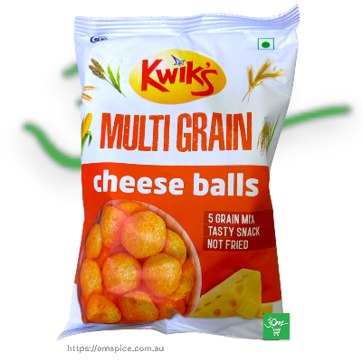 Kwiks Multigrain cheese ball 60gm - Buy Online Australia | Om Spice & Grocery