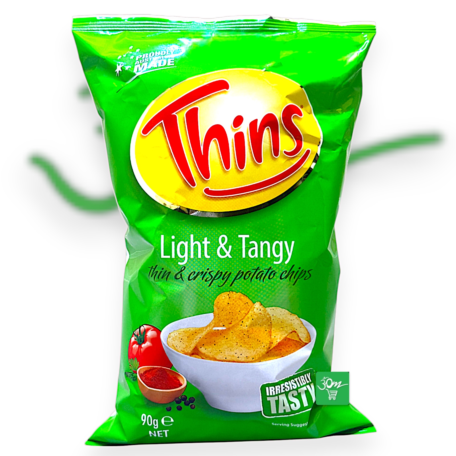 Thins Light & Tangy  Potato Chips - Buy Online Australia | Om Spice & Grocery