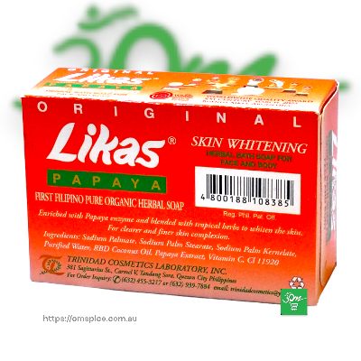Likas Papaya Skin Whitening Soap - Buy Online Australia | Om Spice & Grocery