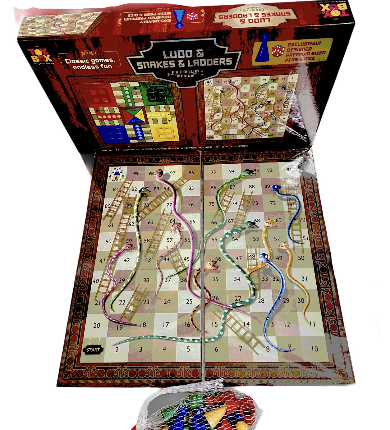 Ludo Game Kit - Buy Online Australia | Om Spice & Grocery